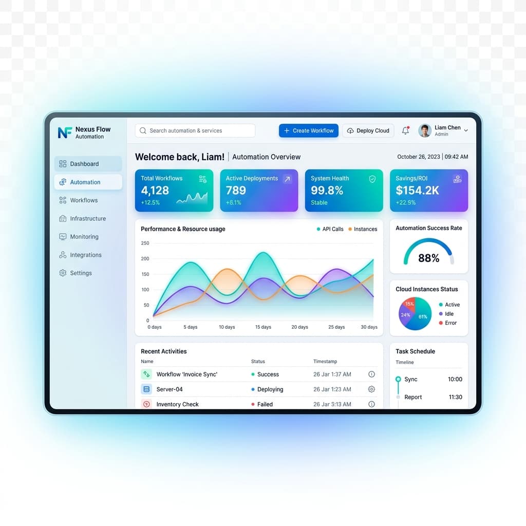 SaaS Dashboard Mockup